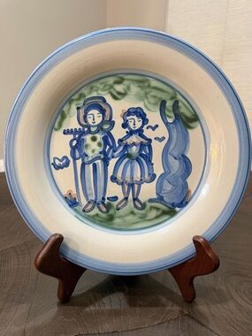 LARGE VINTAGE MA HADLEY serving plate